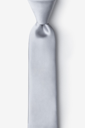 _Sterling Silver Skinny Tie_