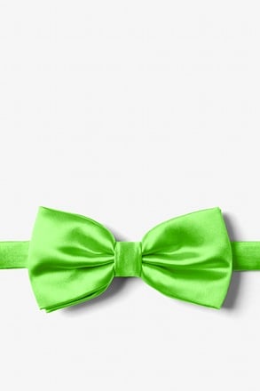 Summer Green Pre-Tied Bow Tie