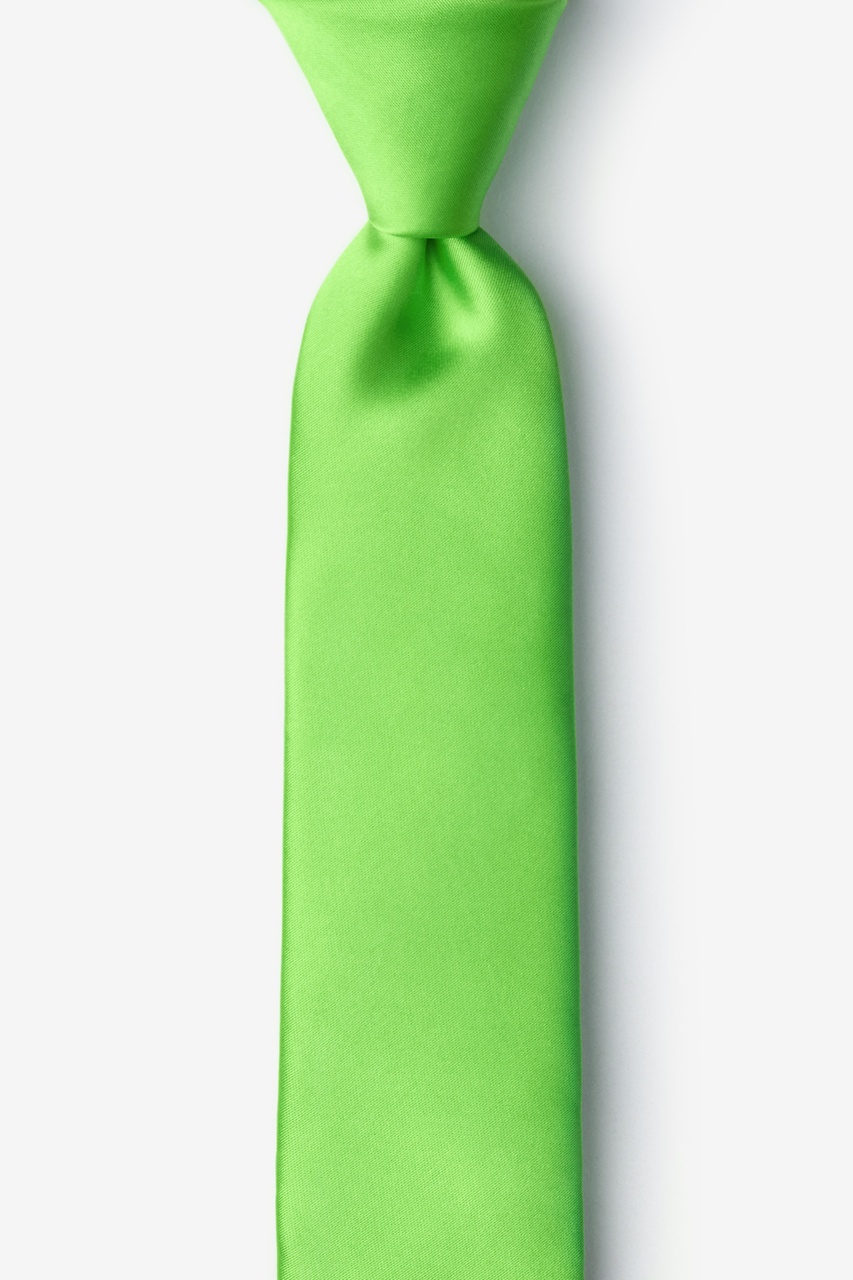 Summer Green Skinny Tie Photo (0)