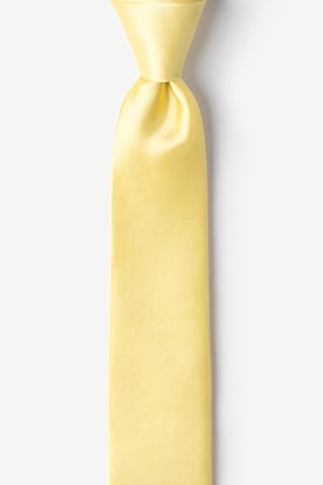 Sunshine Yellow 2" Skinny Tie