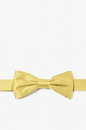 Sunshine Yellow Bow Tie For Boys