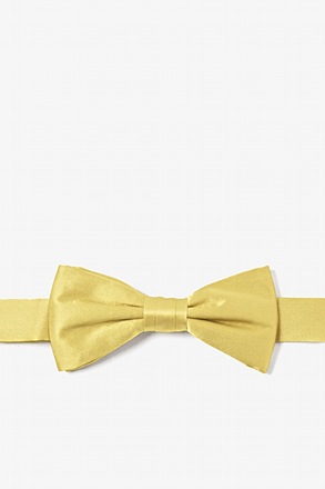 Sunshine Yellow Bow Tie For Boys