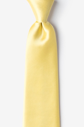 _Sunshine Yellow Extra Long Tie_