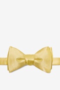 Sunshine Yellow Self-Tie Bow Tie Photo (0)