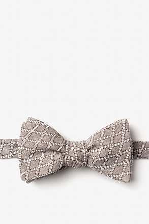 Redmond Tan/taupe Self-Tie Bow Tie