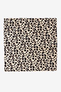 Leopard Animal Print Tan/taupe Pocket Square Photo (1)