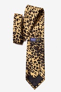 Leopard Animal Print Tan/taupe Tie Photo (1)