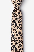 Leopard Animal Print Tan/taupe Tie For Boys Photo (0)