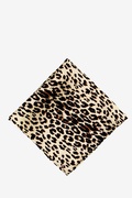 Leopard Print 16" Tan/taupe Pocket Square Photo (0)