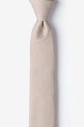 Dominica Tan/taupe Skinny Tie Photo (0)