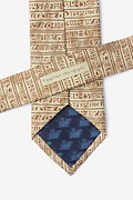 Egyptian Hieroglyphs Tan/taupe Tie Photo (2)