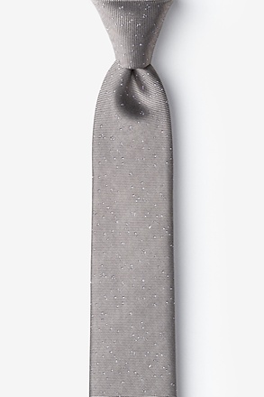 _Iceland Tan/taupe Skinny Tie_