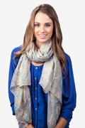 What's Your Number Tan/taupe Scarf Photo (1)