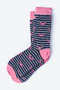 Crab Teal His & Hers Socks Photo (2)