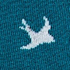 Flying Bird Teal Sock