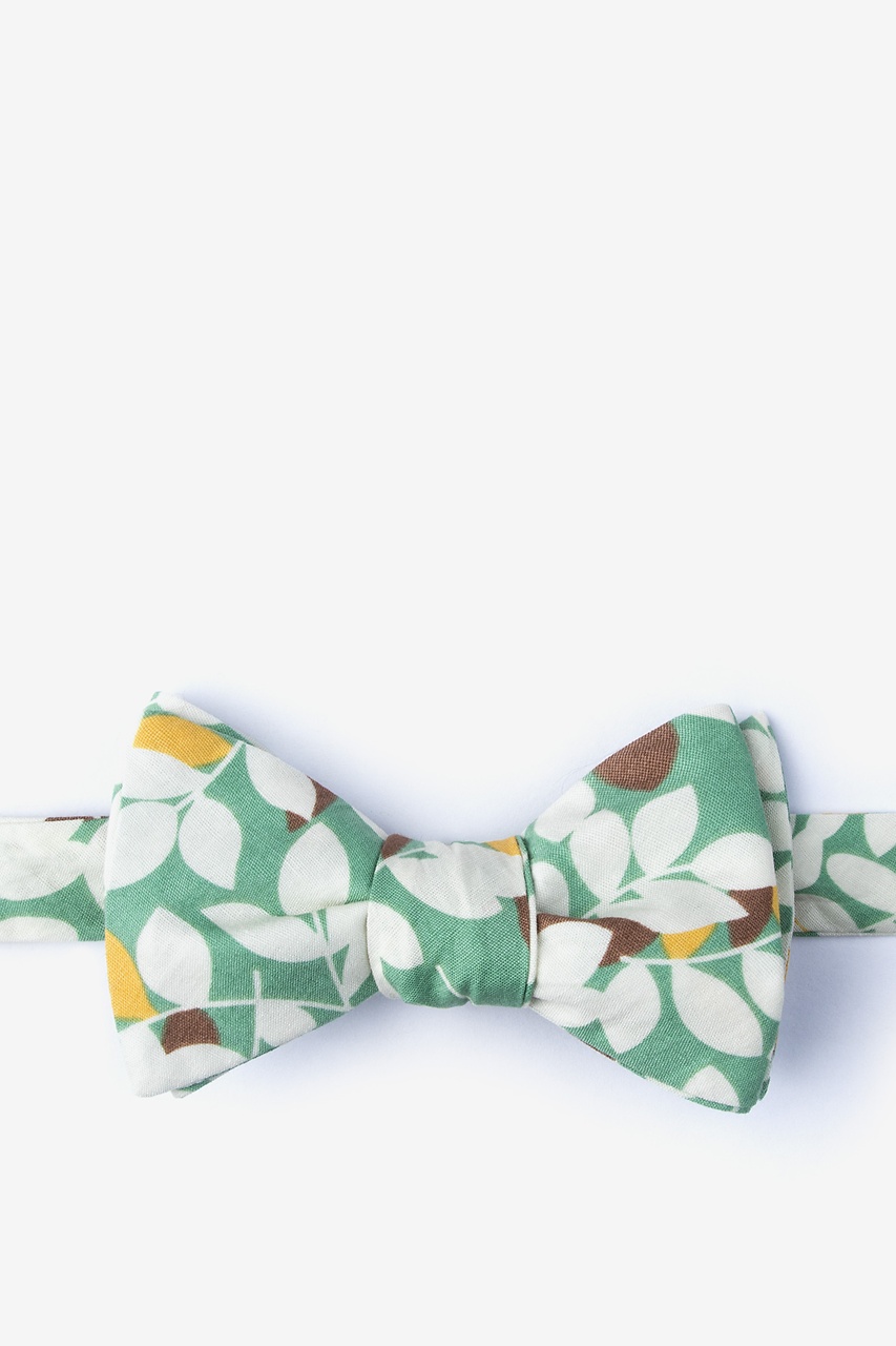 Arnold Teal Self-Tie Bow Tie Photo (0)
