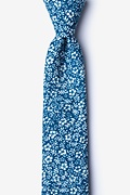 Belpre Teal Skinny Tie Photo (0)