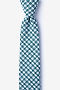 Clayton Teal Skinny Tie Photo (0)