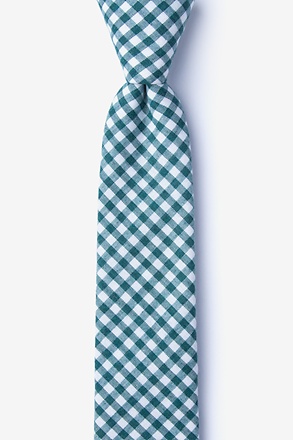 _Clayton Teal Skinny Tie_