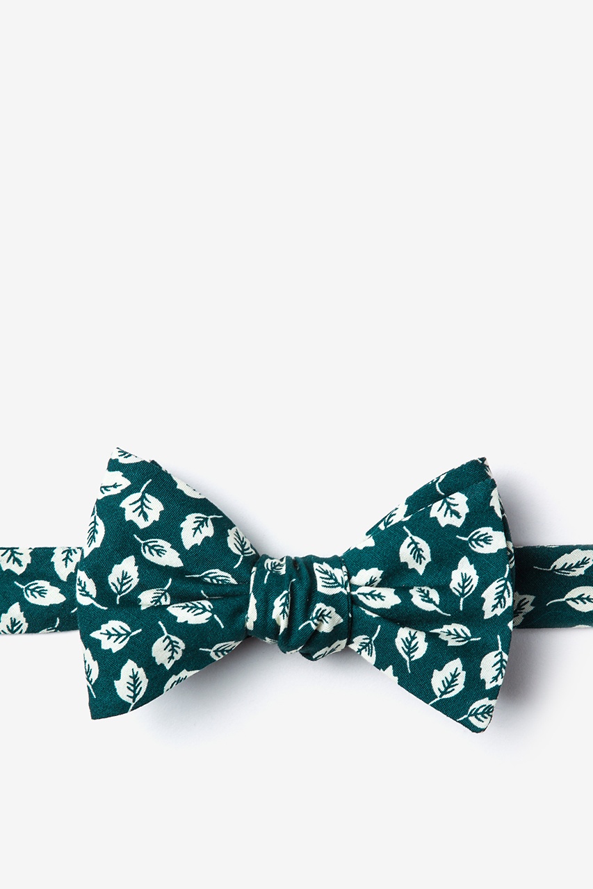 Florence Teal Self-Tie Bow Tie Photo (0)