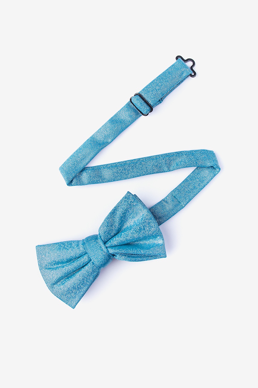 Hurricane Teal Pre-Tied Bow Tie Photo (1)