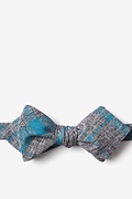 Kirkland Teal Diamond Tip Bow Tie Photo (0)