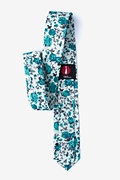 Morton Teal Skinny Tie Photo (1)