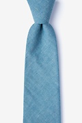 Teague Teal Extra Long Tie Photo (0)