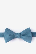 Teague Teal Self-Tie Bow Tie Photo (0)