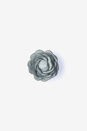 Mini Flower Teal Lapel Pin