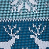 Teal Microfiber Less Ugly Christmas Sweater