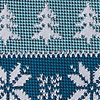 Teal Microfiber Less Ugly Christmas Sweater Tie