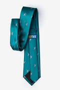 Scorpions Teal Extra Long Tie Photo (2)