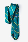 Ship Stripe Teal Extra Long Tie Photo (2)