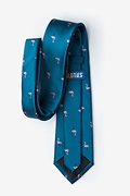 Yard Birds Teal Extra Long Tie Photo (2)