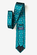 Blossoms Teal Extra Long Tie Photo (2)