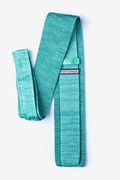 Classic Solid Teal Knit Tie Photo (1)