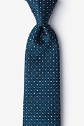 Clavering Teal Extra Long Tie Photo (0)
