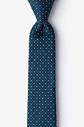 Clavering Teal Skinny Tie Photo (0)