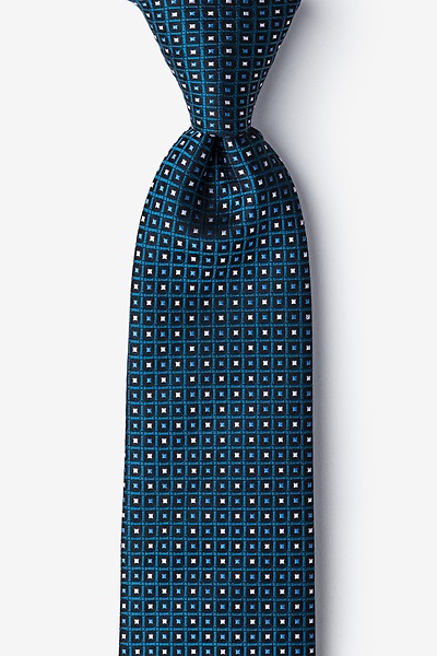 Teal Silk Clavering Tie | Ties.com