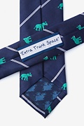 Extra Trunk Space Teal Skinny Tie Photo (2)
