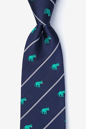 Extra Trunk Space Teal Tie