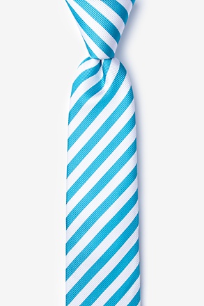 _Glyde Teal Skinny Tie_