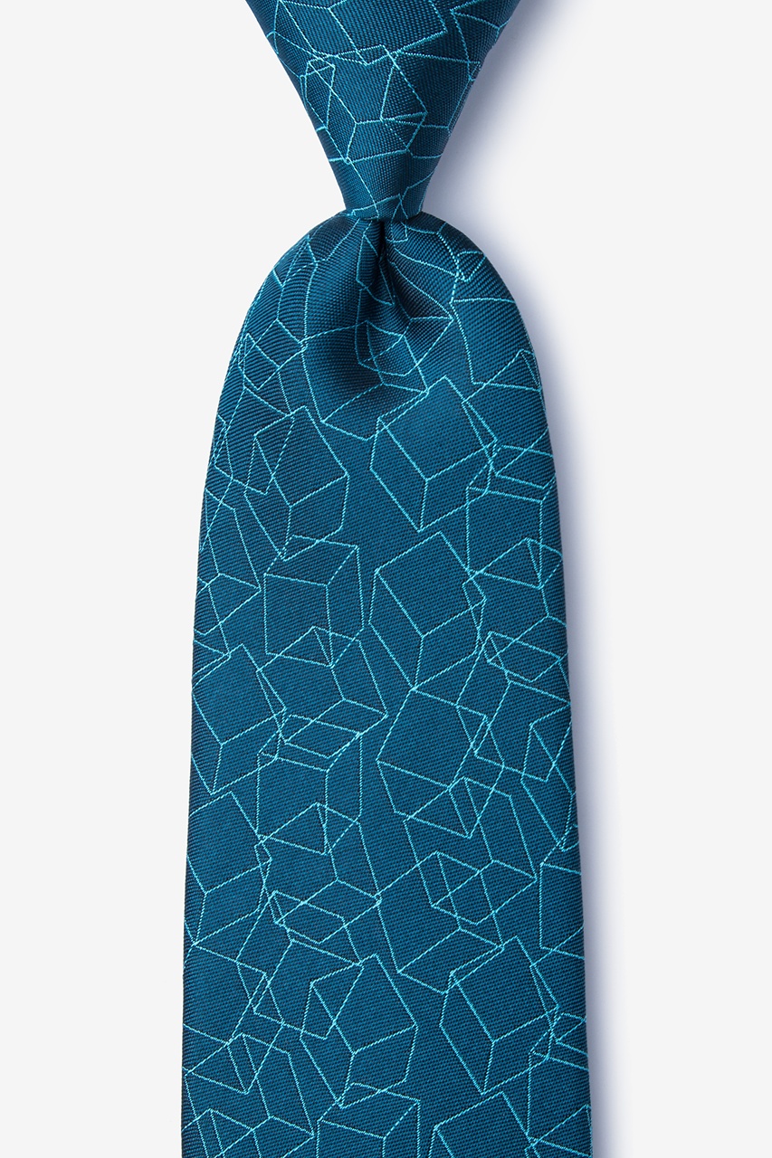 Grider Teal Extra Long Tie Photo (0)