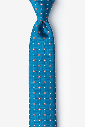 _Hoste Teal Skinny Tie_