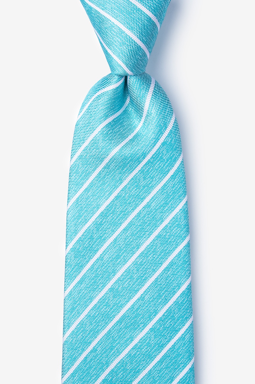 Teal Silk Lagan Extra Long Tie | Ties.com