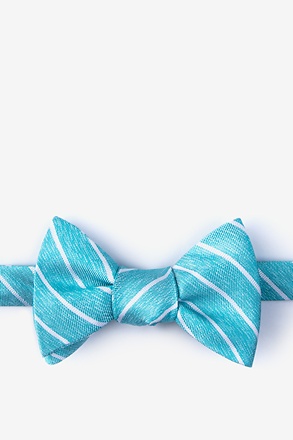 _Lagan Teal Self-Tie Bow Tie_