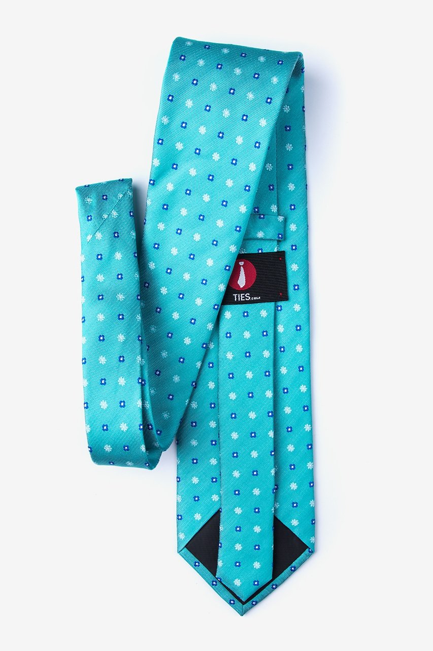 Monkey Teal Extra Long Tie Photo (1)