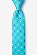 Monkey Teal Skinny Tie Photo (0)