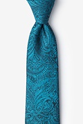 Siple Teal Extra Long Tie Photo (0)